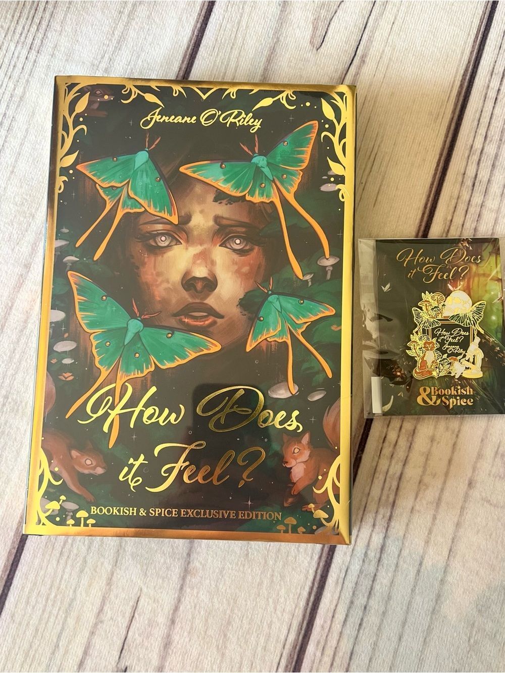 How Does It Feel? By Jeneane O’Riley Hardcover Limited Edition Book with Pin